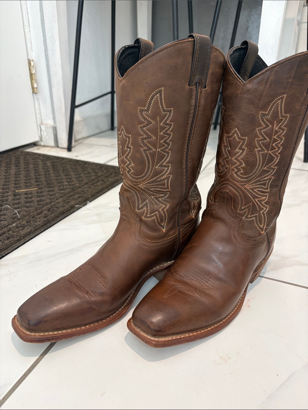 Made in USA- Women’s Brown Western Cowboy Boots